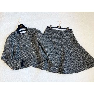 クリスチャンディオール(Christian Dior)の Christian Dior 美品 ダブルフェイス エレガント セットアップ (スーツ)