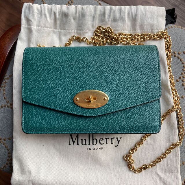 レディース美品 Mulberry マルベリー ショルダーバッグ チェーンウォレット