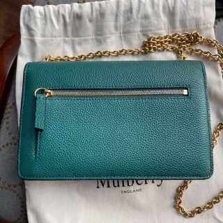 美品 Mulberry マルベリー ショルダーバッグ チェーンウォレット