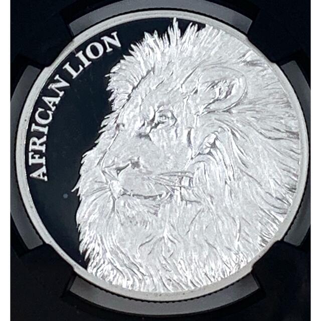 2018 チャド共和国ライオン銀貨 /NGC PF70 ULTRA CAMEO エンタメ/ホビーの美術品/アンティーク(貨幣)の商品写真