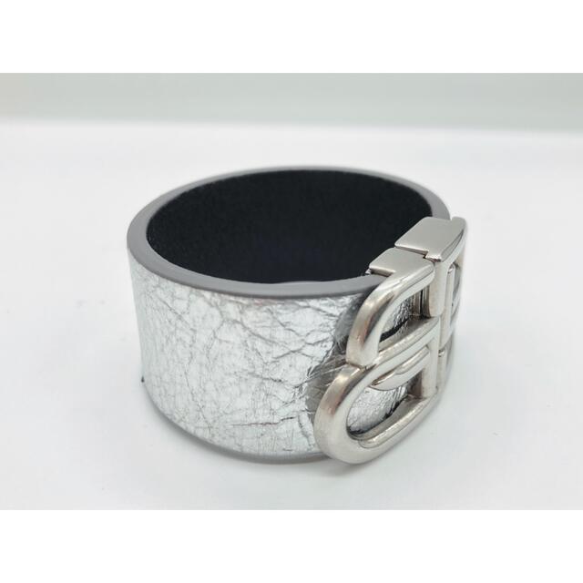 □美品□バレンシアガ/BB/レザー/ブレスレット/バングル/BALENCIAGA