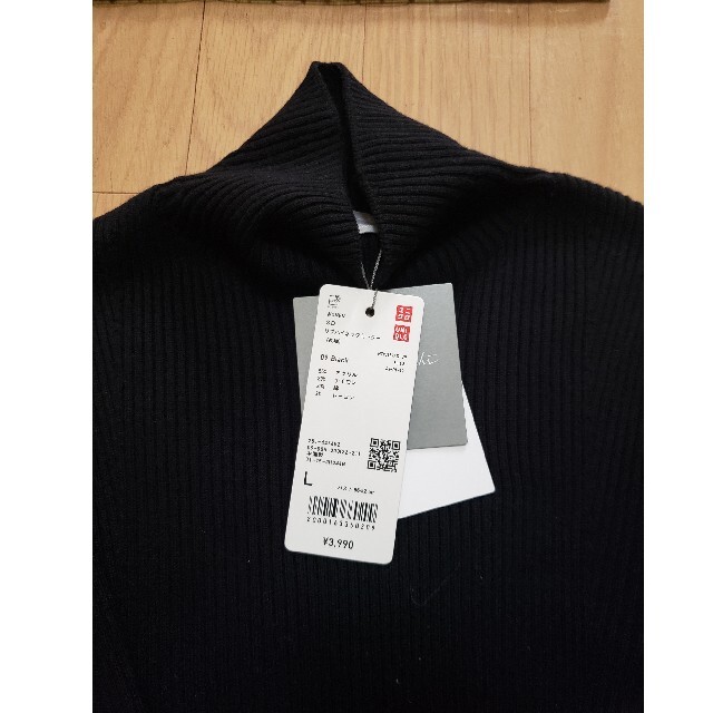 UNIQLO(ユニクロ)のユニクロ ３Dリブハイネックセーター長袖 レディースのトップス(ニット/セーター)の商品写真