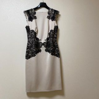 タダシショウジ(TADASHI SHOJI)のタダシショウジ　のワンピース　10サイズ未使用(ミディアムドレス)