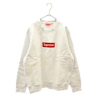 シュプリーム(Supreme)のSUPREME シュプリーム 18AW BOX LOGO CREWNECK SWEATSHIRT ボックスロゴ クルーネック スウェットプルオーバー スウェットトレーナー ヘザーグレー(スウェット)