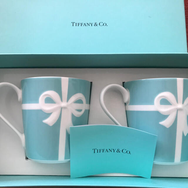 Tiffany&Co.  ティファニー　ブルーリボン　マグカップ　2個セット