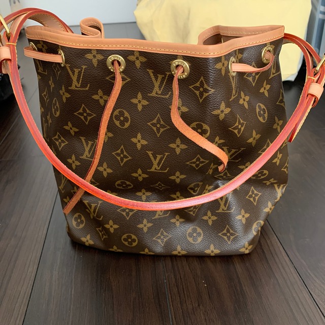 テキスタイル金具色ルイヴィトン LOUIS VUITTON プチノエ モノグラム M42226