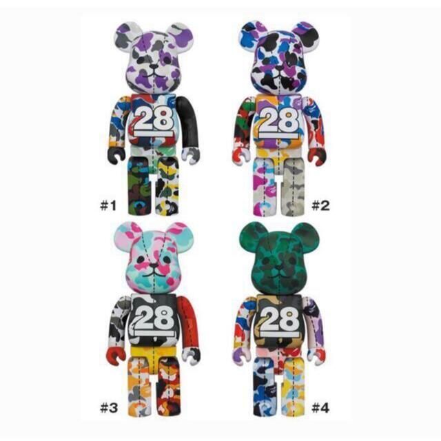 その他BE@RBRICK BAPE(R) CAMO 28TH ANNIVERSARY