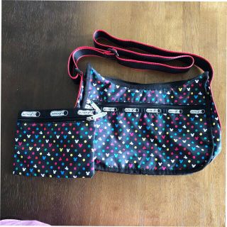 レスポートサック(LeSportsac)の専用です　　レスポートサック　ミッキー　ショルダーバッグ　&ポーチ付き(ショルダーバッグ)