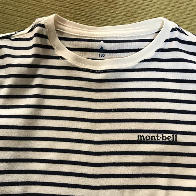 mont bell(モンベル)のモンベル  WIC.ボーダーT Kid's 130  2枚 キッズ/ベビー/マタニティのキッズ服男の子用(90cm~)(Tシャツ/カットソー)の商品写真