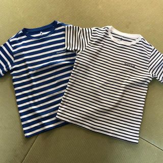 モンベル(mont bell)のモンベル  WIC.ボーダーT Kid's 130  2枚(Tシャツ/カットソー)