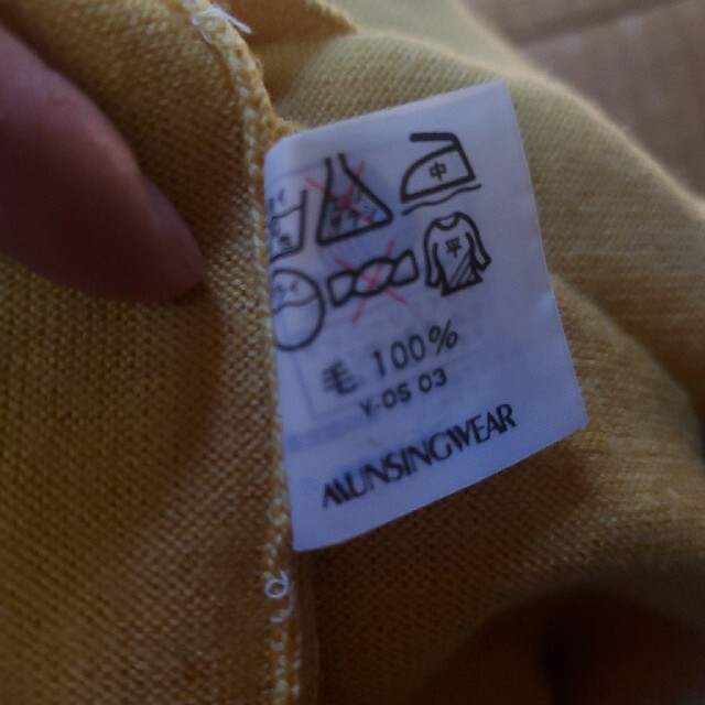 Munsingwear(マンシングウェア)のMunsingwear　からし色　Vネックセーター レディースのトップス(ニット/セーター)の商品写真