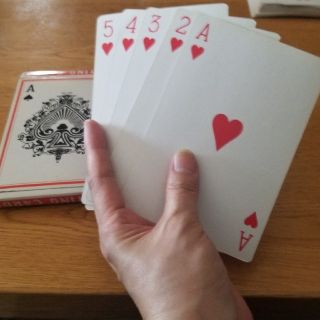 大きいサイズのトランプカード　♥️♠️♦️♣️(トランプ/UNO)