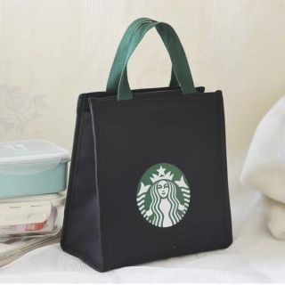 スターバックスコーヒー(Starbucks Coffee)の✅数量限定 ‼️スターバックス 保温.保冷バック 黒色(弁当用品)