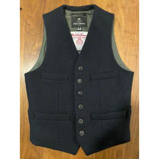 ナイジェル・ケーボン　ショートベスト SHORT VEST ハリスツイード(ベスト)