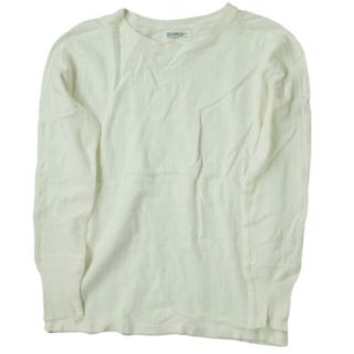 ビームスボーイ(BEAMS BOY)のBEAMS BOY ビームスボーイ 18AW デンマーク軍 リブクルーネックカットソー 13-14-0276-101 ONE SIZE ナチュラル 長袖 Tシャツ トップス【中古】【BEAMS BOY】(Tシャツ(長袖/七分))