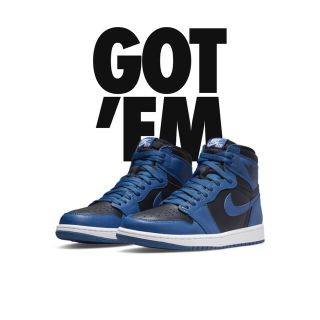 ナイキ(NIKE)のNike Air Jordan 1 Dark Marina Blue 27(スニーカー)