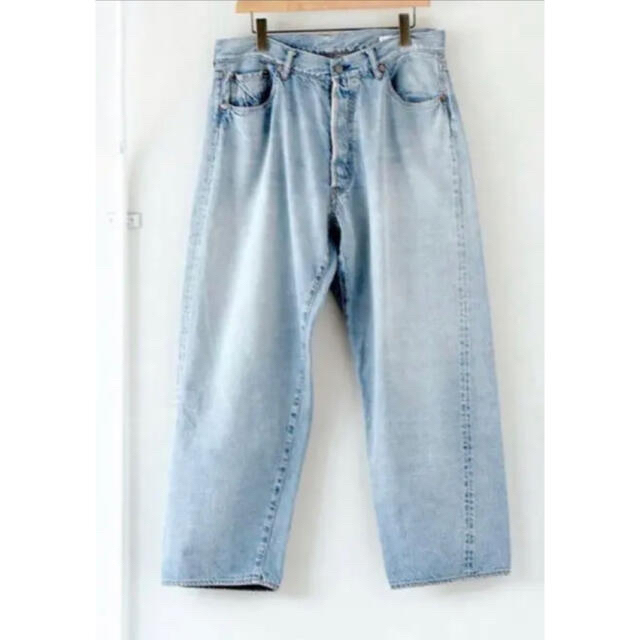 即発送可 COMOLI 22SS デニム5Pパンツ ブリーチ サイズ1 ランキング第1