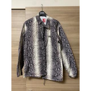 Supreme - supreme north face 蛇 コーチジャケット パイソン ヘビ柄の ...