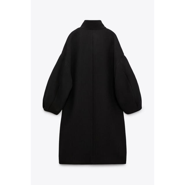 ZARA(ザラ)のZARA ウールブレンド ハイネックコート レディースのジャケット/アウター(ロングコート)の商品写真