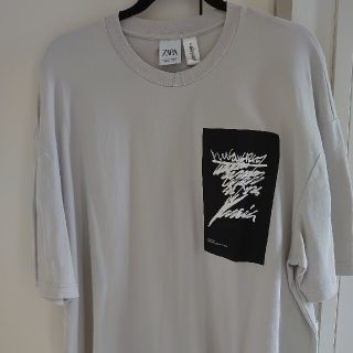 ザラ(ZARA)のZARA　ノボネイラテキスト入りTシャツ(Tシャツ/カットソー(半袖/袖なし))