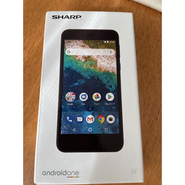 SHARP シャープ Android One S3 32GB ネイビーブラック27Ah有効画素数