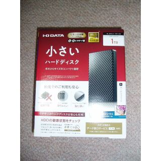 アイオーデータ(IODATA)の【新品】IODATA ポータブルHDD 1TB HDPT-UTS1K(PC周辺機器)