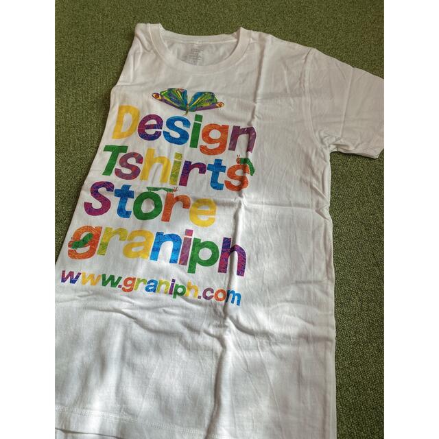 Design Tshirts Store graniph(グラニフ)のはらぺこあおむし　Tシャツ　S レディースのトップス(Tシャツ(半袖/袖なし))の商品写真