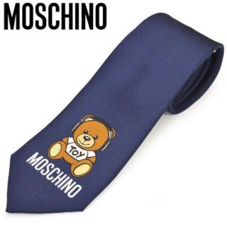 ★新品未使用★ MOSCHINO ネクタイ ネイビー モスキーノ ベアー 完売品