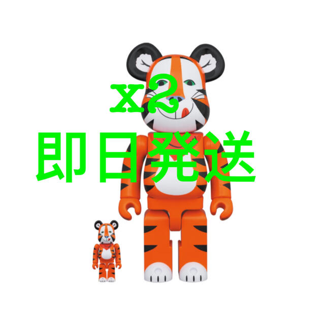 MEDICOM TOY(メディコムトイ)のBE@RBRICK TONY THE TIGER VINTAGE100400％  エンタメ/ホビーのフィギュア(その他)の商品写真