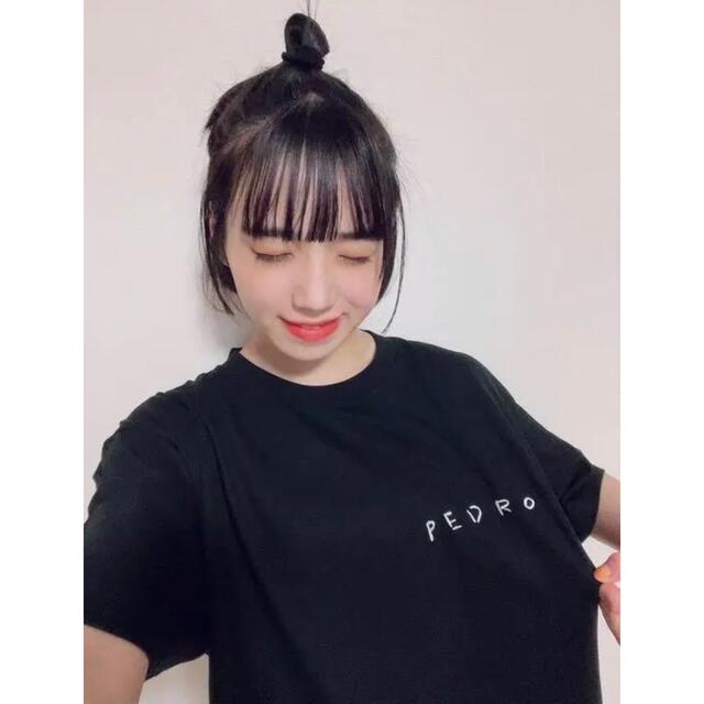 【PEDRO】青い花Tシャツ　Lサイズ　アユニ・D 新品未開封