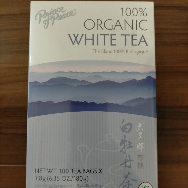 オーガニック　ホワイトティー　白茶　50包 食品/飲料/酒の健康食品(健康茶)の商品写真