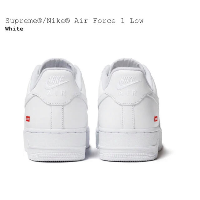 Supreme® / Nike® Air Force 1 Low 29cm