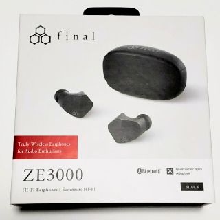 【美品】final ZE3000 ブラック ワイヤレスイヤホン(ヘッドフォン/イヤフォン)