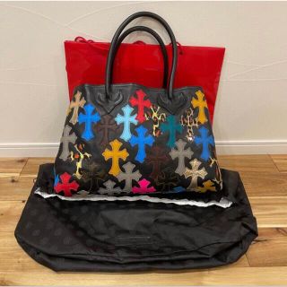 クロムハーツ(Chrome Hearts)の専用② 新品 レア クロムハーツ マルチカラー クロスパッチ トートバッグ(トートバッグ)