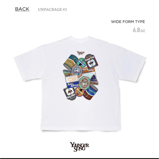 YoungerSong ヤンガーソング 半袖Tシャツ の通販 by ん's shop｜ラクマ