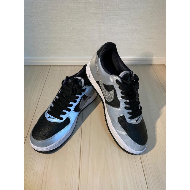 NIKE エアフォース1 ブラックシルバー　26.5cm