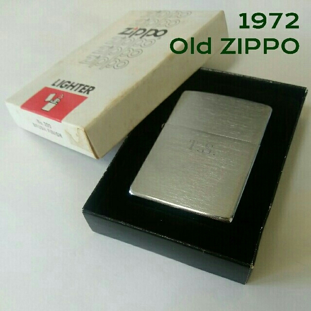 Old ZIPPO 1972 VINTAGE BRUSH FINISH №200