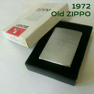 ジッポー(ZIPPO)のOld ZIPPO 1972 VINTAGE BRUSH FINISH №200(タバコグッズ)