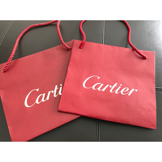 カルティエ(Cartier)のCartier 紙袋 2枚セット(ショップ袋)