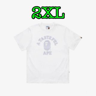 アベイシングエイプ(A BATHING APE)の【 BAPE X JJJJOUND 】COLLEGE TEE 2XL(Tシャツ/カットソー(半袖/袖なし))