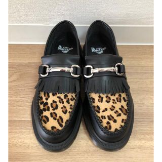 ドクターマーチン(Dr.Martens)のDr.Martens ヒョウ柄ハラコ　ローファー(ローファー/革靴)