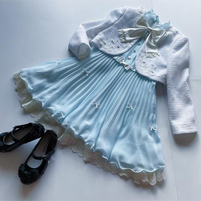 美品 CHOPIN deux♡フォ－マルス－ツ ボレロ ワンピース 2点♡120