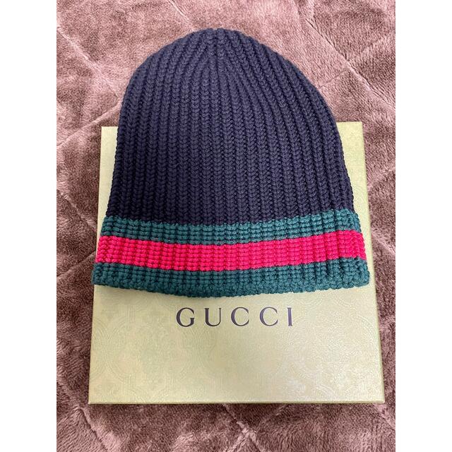 Gucci(グッチ)のGUCCI ウェブ付きウールハット メンズの帽子(ハット)の商品写真