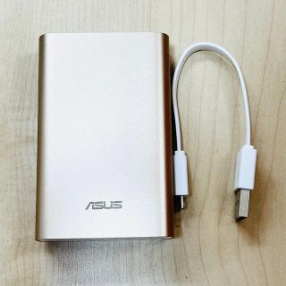 エイスース(ASUS)のASUS モバイルバッテリー　9,600mAh ゴールド(バッテリー/充電器)