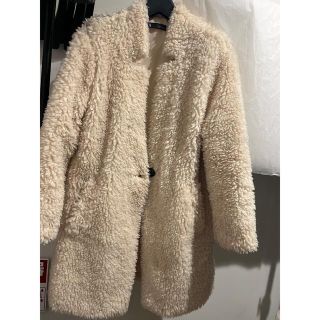 ザラ(ZARA)のZARA ボアジャケットコート(ブルゾン)