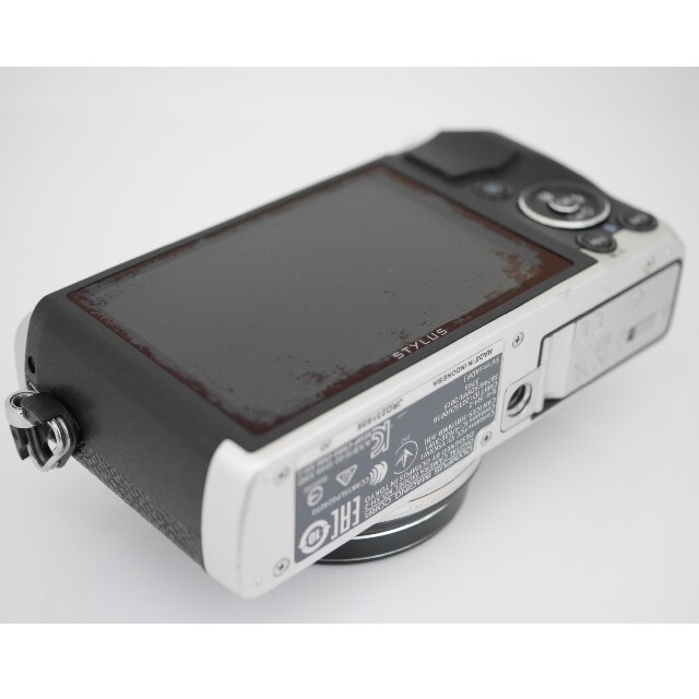 OLYMPUS(オリンパス)の【純正ジャケット、予備電池付属】OLYMPUS SH-2 SILVER スマホ/家電/カメラのカメラ(コンパクトデジタルカメラ)の商品写真