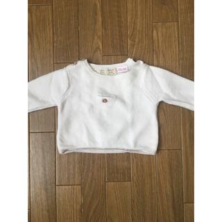 ザラキッズ(ZARA KIDS)のザラ ベビー　カーディガン　62cm(ニット/セーター)