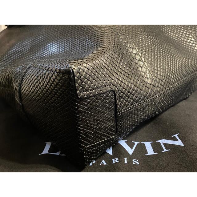 LANVIN(ランバン)のLANVIN PARIS レザートートバッグ ランバン 2019年パリ購入 メンズのバッグ(トートバッグ)の商品写真