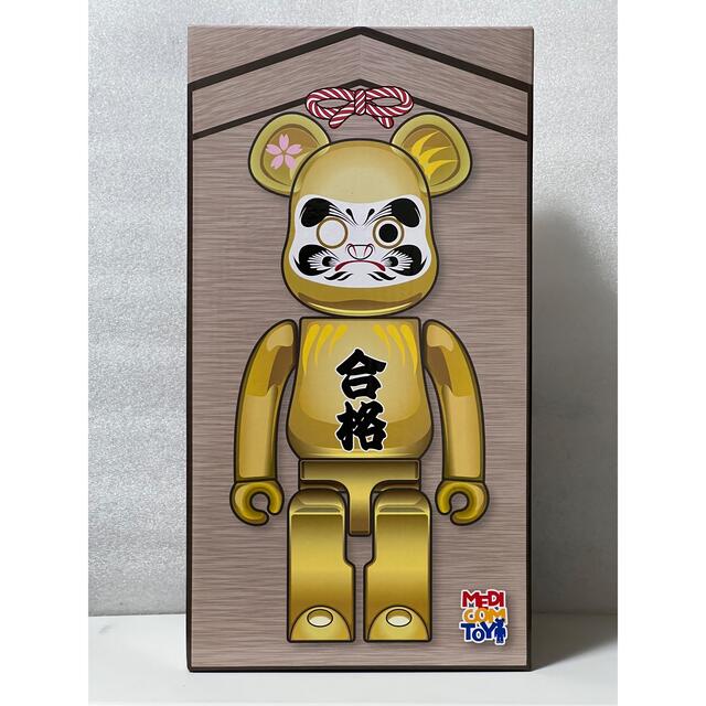 達磨金メッキBE@RBRICK 達磨 合格 金メッキ 400%