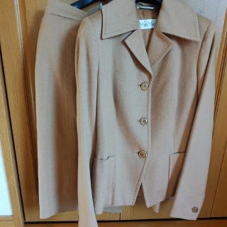 マックスマーラ(Max Mara)の2点❤️セットMaxMara42キャメル/ジャケット&スカート2018年15万円(テーラードジャケット)